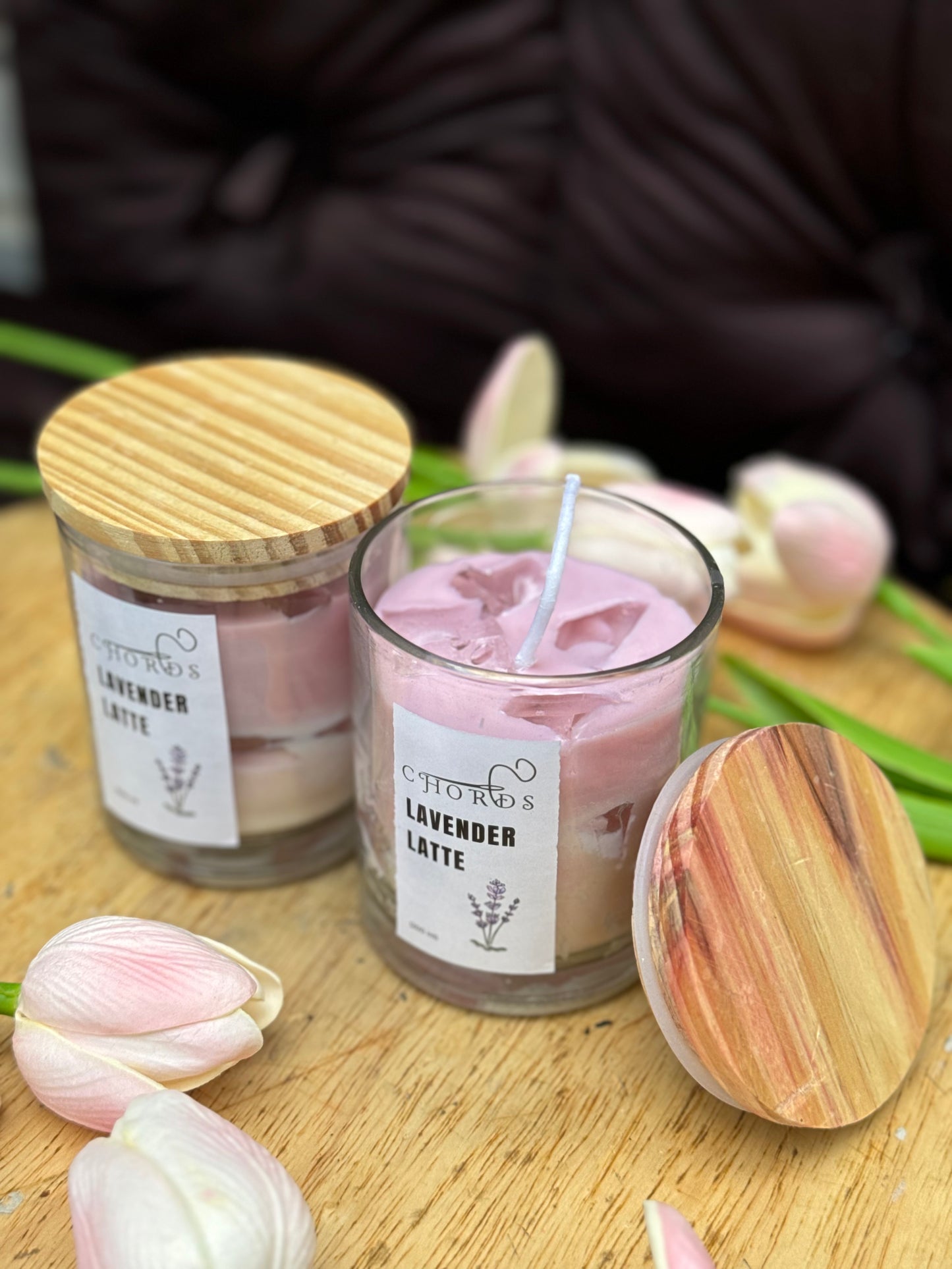 Lavender Latte Candle