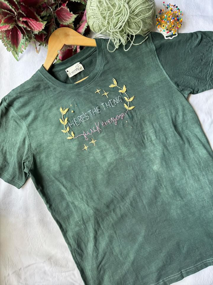 Embroidery Quote Tee