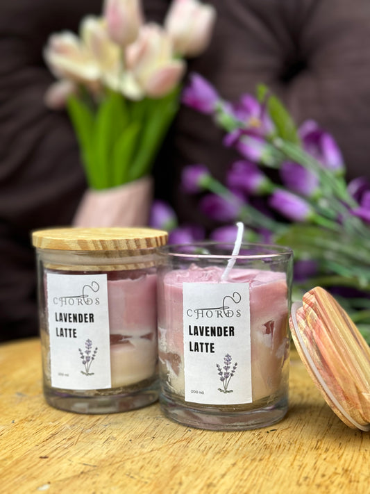Lavender Latte Candle
