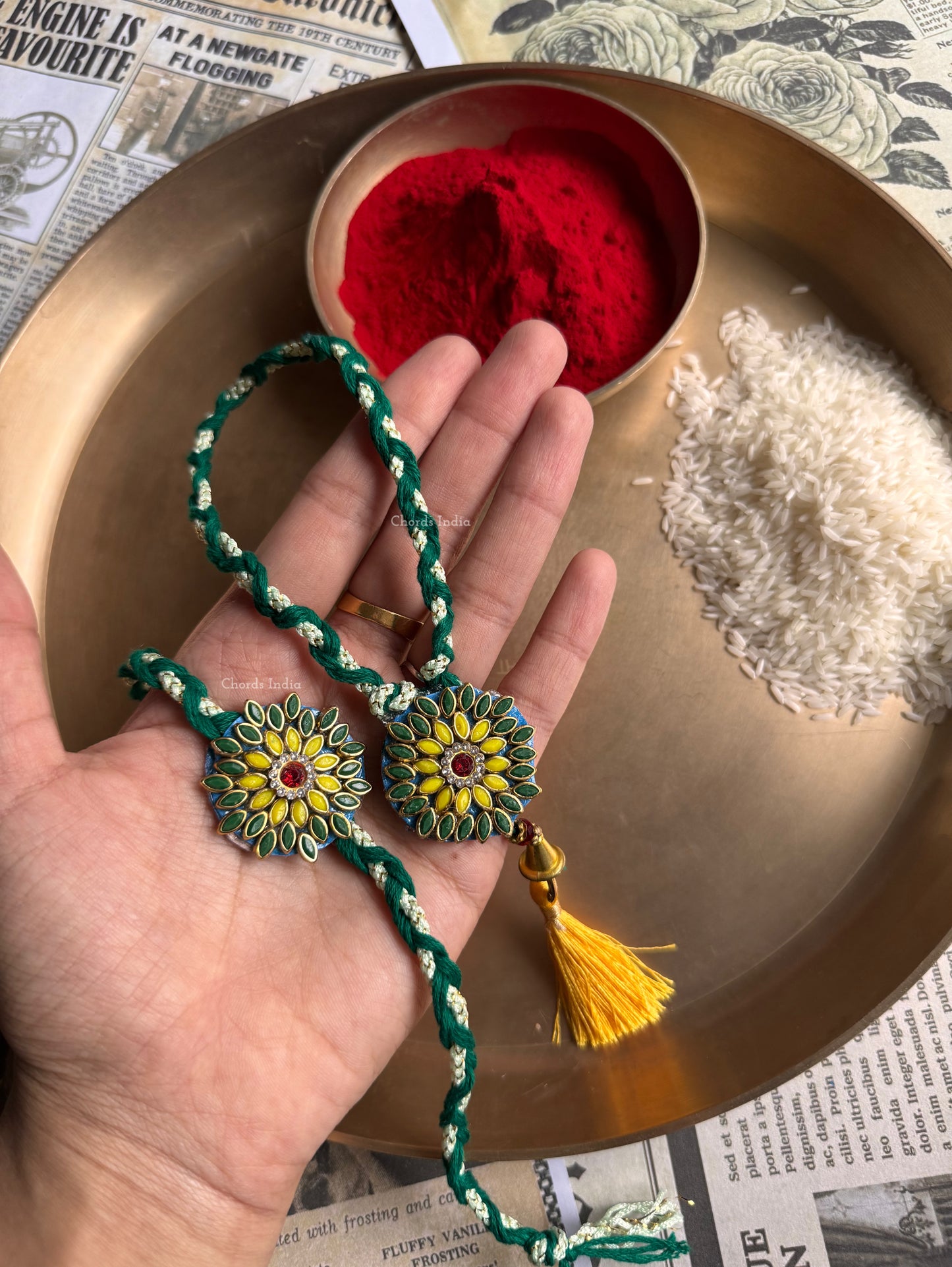 Tana Bana Rakhi (Set of 2)