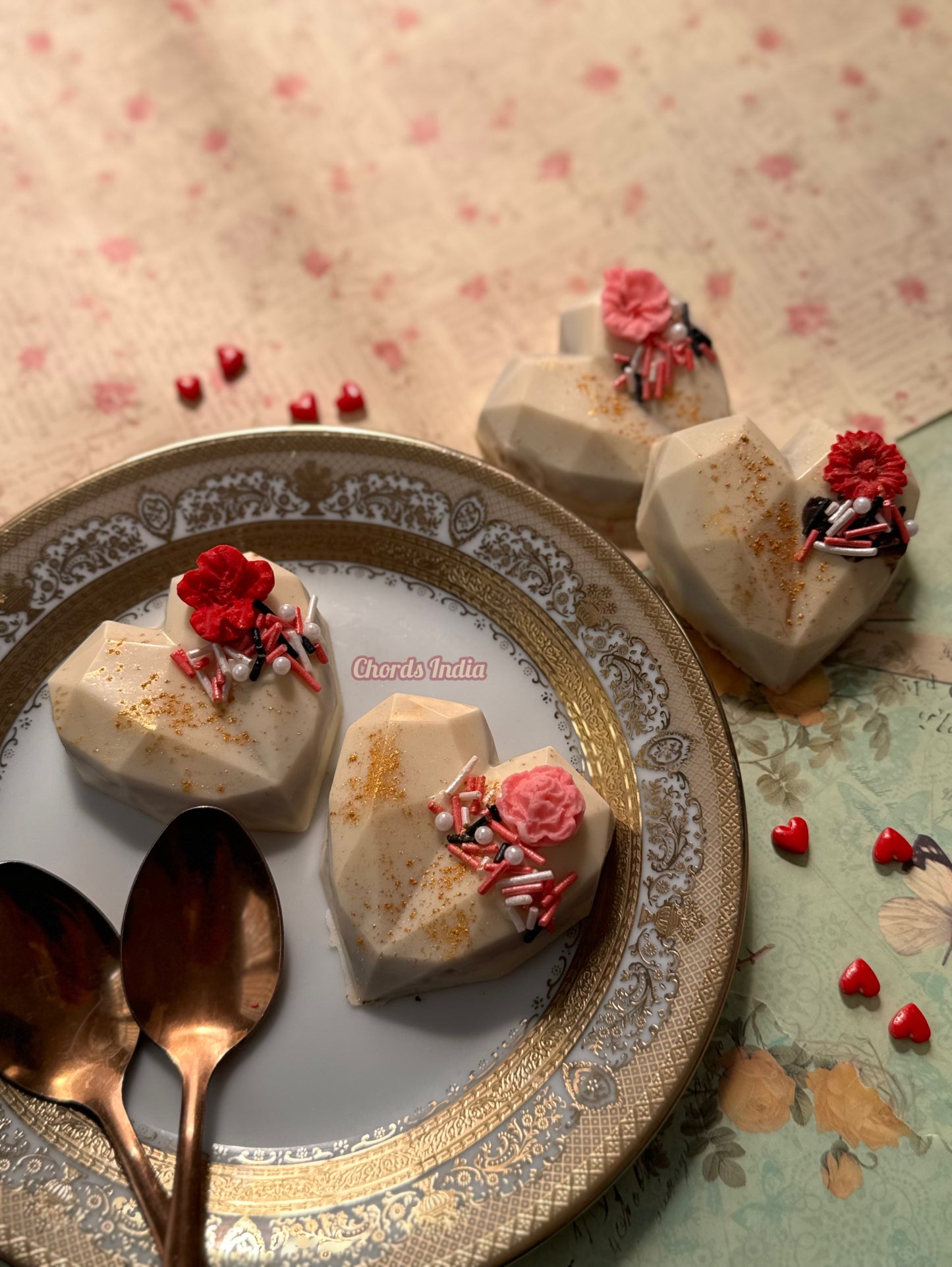 Heart Truffles - White