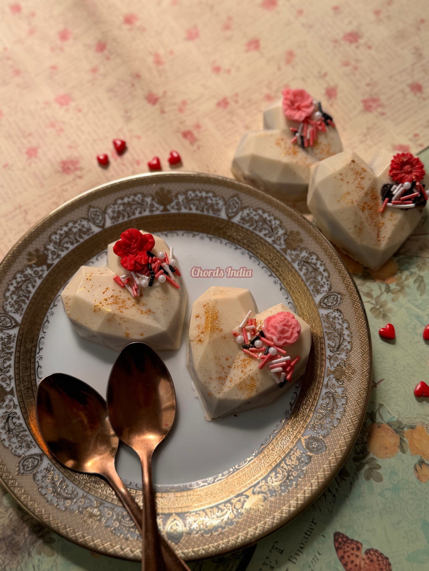 Heart Truffles - White