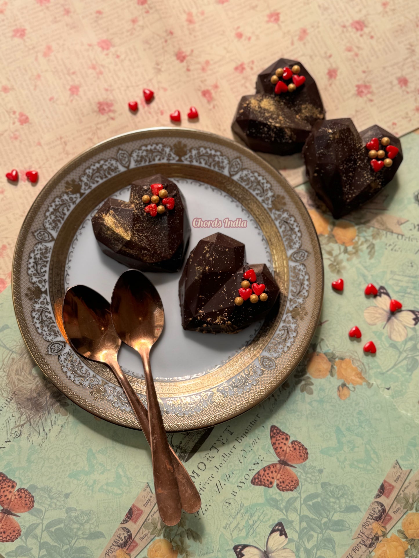 Heart Truffles - Brown