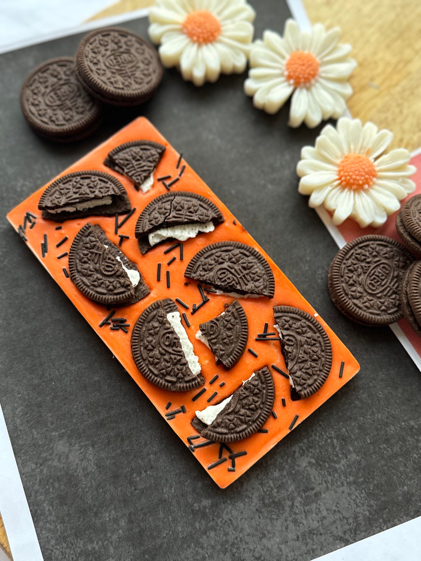 Citrus Crunch Chocolate Bar