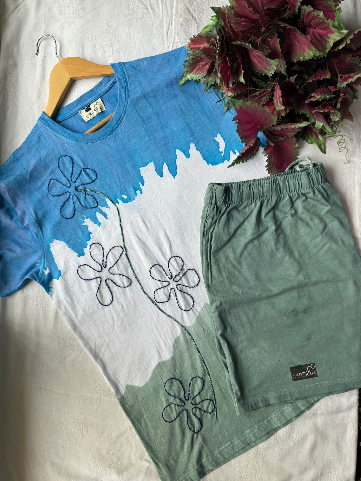 Embroidery Tie Dye Set