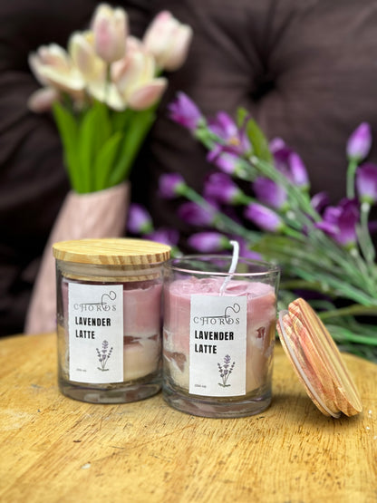 Lavender Latte Candle