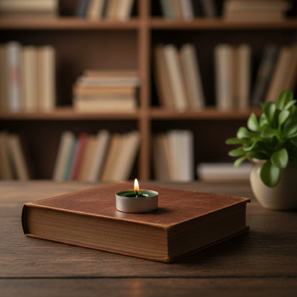 Green Tealight Candles | Pack of 50 | Unscented Purified Wax Candles | Smokeless, Dripless, Long Lasting | Perfect for Diwali, Christmas, Home Decoration & Festivals