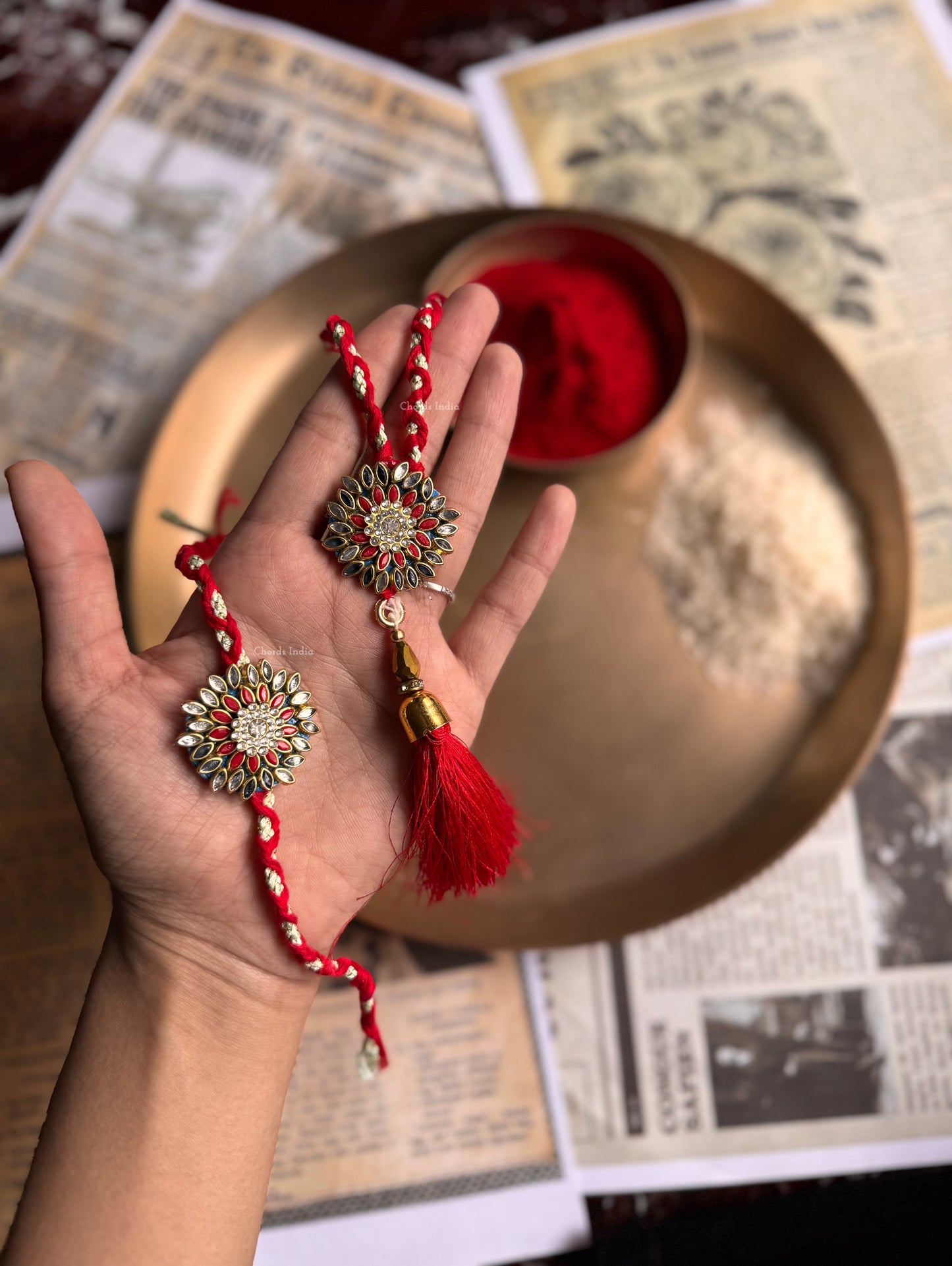 Tana Bana Rakhi (Set of 2)
